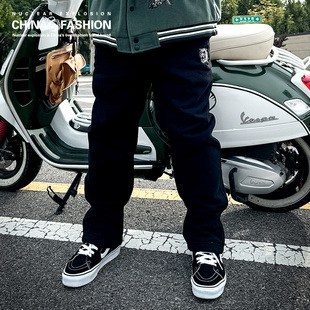 恶霸垂感秋冬百搭休闲运动长裤 加绒卫裤 男原创设计 男装 NE潮牌大码