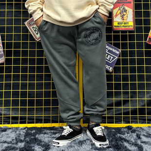 核爆炸西海岸公仔街头休闲前卫潮流春秋大码 松紧抽绳多色百搭卫裤