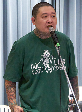 核爆炸夏季复古墨绿火人old school机车时尚220克纯棉大码短袖T恤