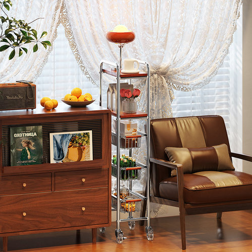 a生中古夹缝零食小推车置物架子