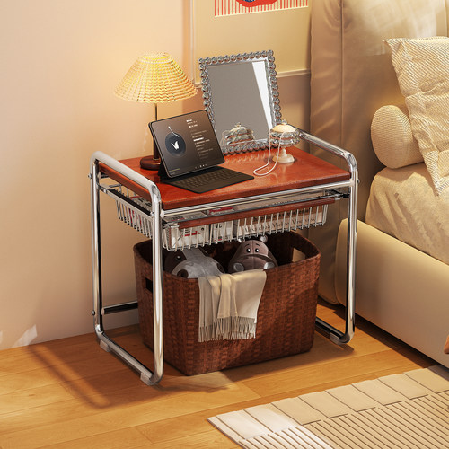 a生家用卧室床头柜小边几置物架