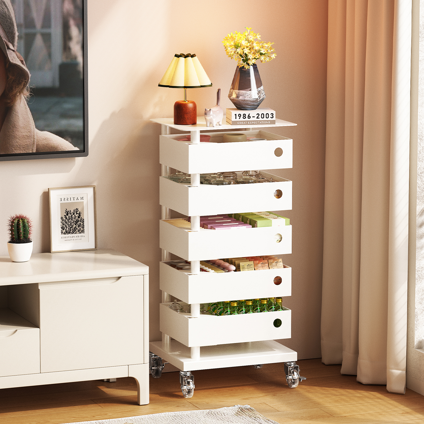 a生客厅零食收纳柜大容量储物柜