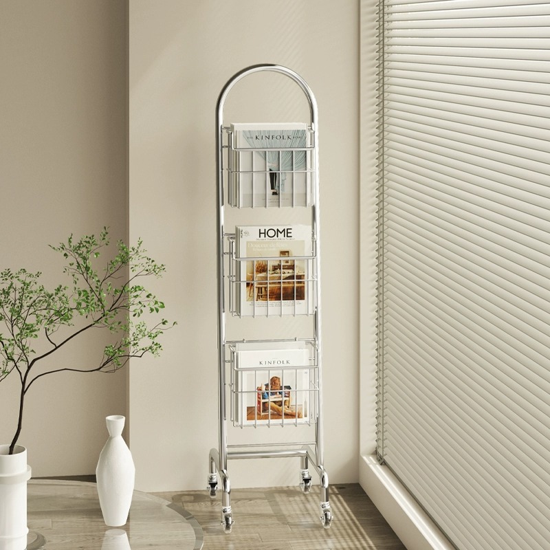 a生网红杂志书报刊展示架可移动