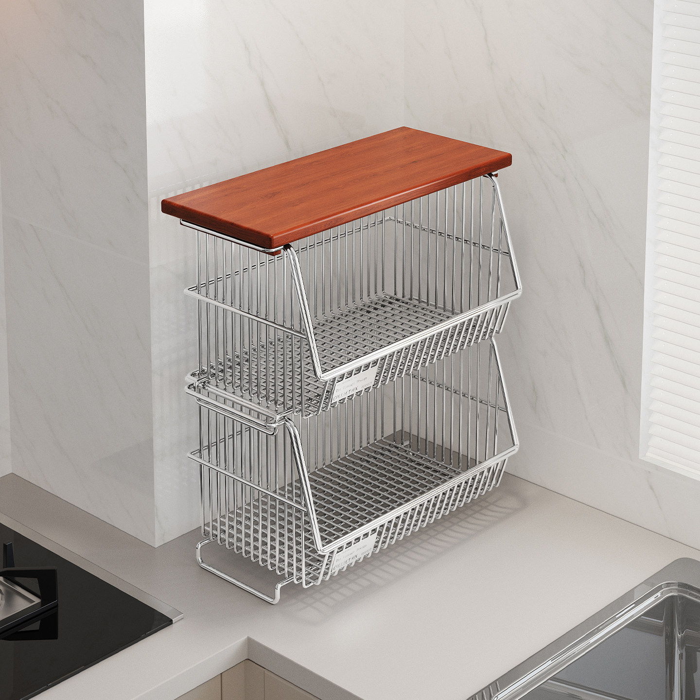 台面置物架子厨房果蔬篮筐桌面收纳盒家用落地移动零食分层小推车,住宅家具,搁板/置物架/家用陈列架,淘宝优惠券,粉丝福利购,淘宝优惠卷