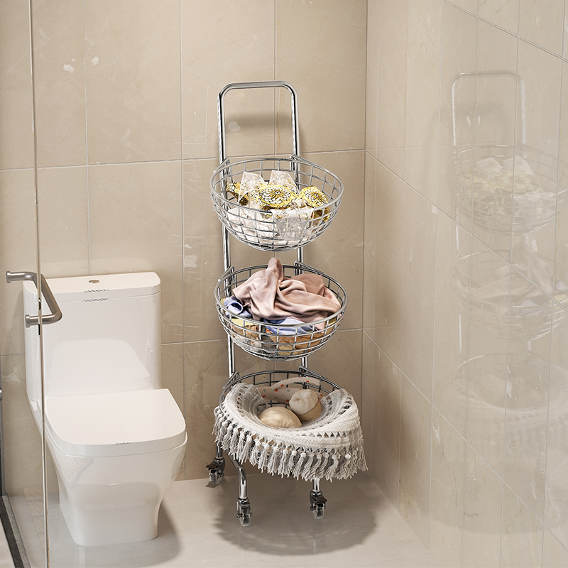 a生多功能落地置物架分层收纳架