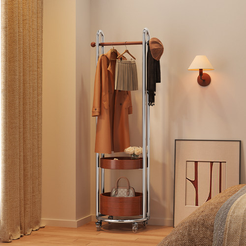 a生挂衣架落地卧室晚上衣帽架