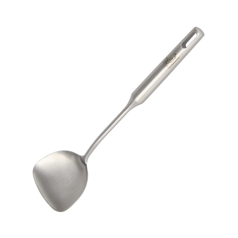 出口外贸 18/10不锈钢炒铲中式铲 锅铲汤勺漏勺面捞饭勺打蛋器