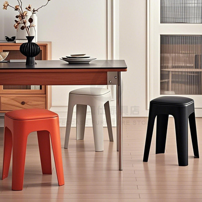 加厚PP材质家用海绵方凳轻奢高级感餐厅椅软包【817高款】