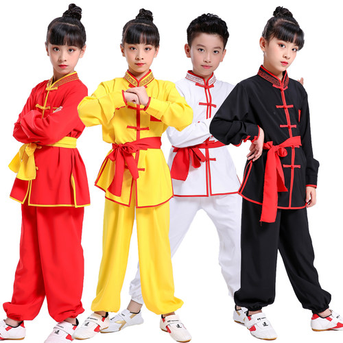 儿童武术练功服少儿男训练服女童