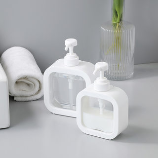 家用分装瓶套装按压式沐浴露洗发水洗手液小瓶子空瓶乳液器挤压瓶