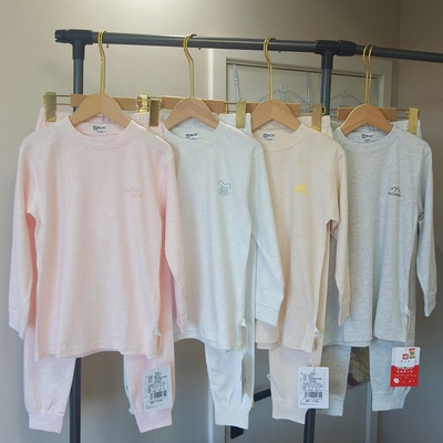 纯棉爱之初无骨纯色彩棉套装9609四针六线无骨A类保暖内衣