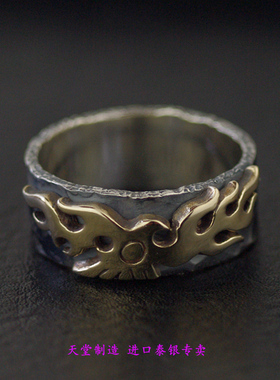 泰国图腾纯银戒指