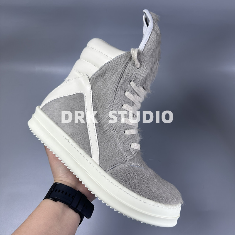 Gray Horse Hair Inverted Triangle