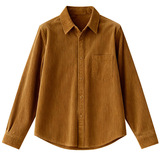 可风各灯芯绒衬衫510531P95K152灯芯绒加厚长袖衬衫，女装衬衫，可风各