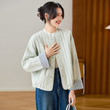 可风各棉衣510017P153K244.8绗线加棉加厚外套，女装棉衣/棉服，可风各