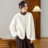 可风各棉衣510015P131K209.6绗缝格棉衣女长袖，女装棉衣/棉服，可风各