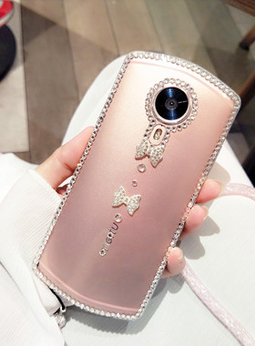 奢华水晶挂绳美图T9限量版V7兰博基尼T8M8M6S手机壳V6m4s美少女潮