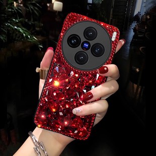 适用于vivoY300pro手机壳新款 女Y200GT系列y300镜头X200promini全包防摔X100S曲面屏X90S满钻S18E网红保护套