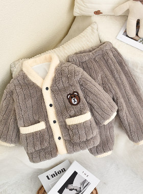 男童套装新款儿童洋气睡衣居家服