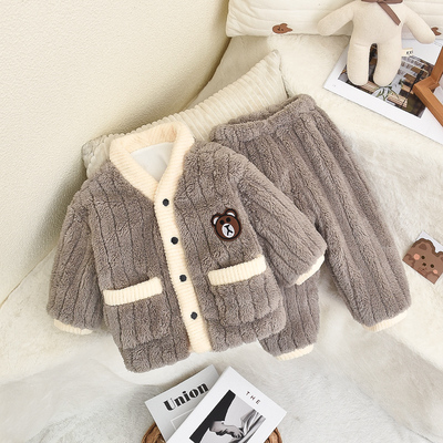 男童套装新款儿童洋气睡衣居家服