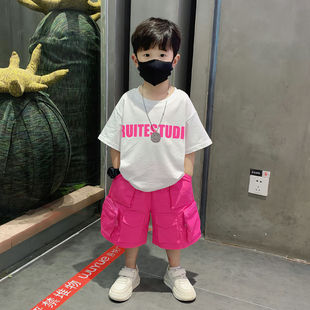 儿童衣服网红新款男童夏套装运动休闲帅气宝宝短袖夏装小男孩童装