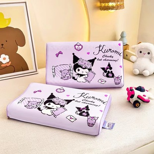 6岁以上幼儿小学生专用护颈枕纯棉卡通枕套 三丽鸥儿童乳胶枕头3