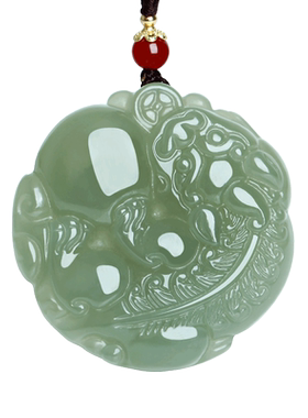 和田玉貔貅吊坠挂件男女款玉佩