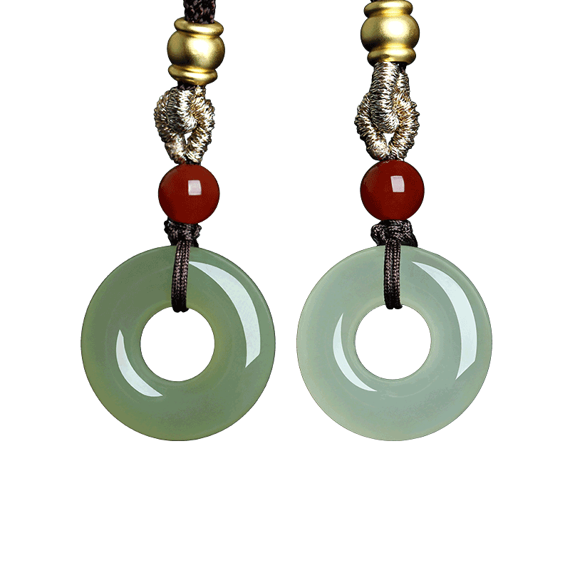 和田玉平安扣吊坠挂件男女款饰品