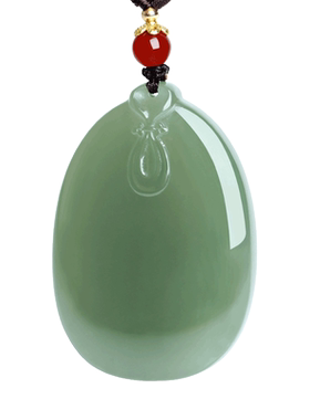 和田玉平安牌吊坠挂件玉佩项坠