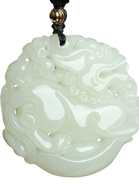 新疆和田玉招财男女款貔貅吊坠