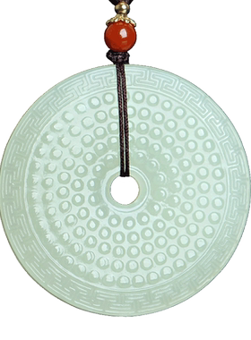 和田玉平安牌吊坠挂件男女款项链