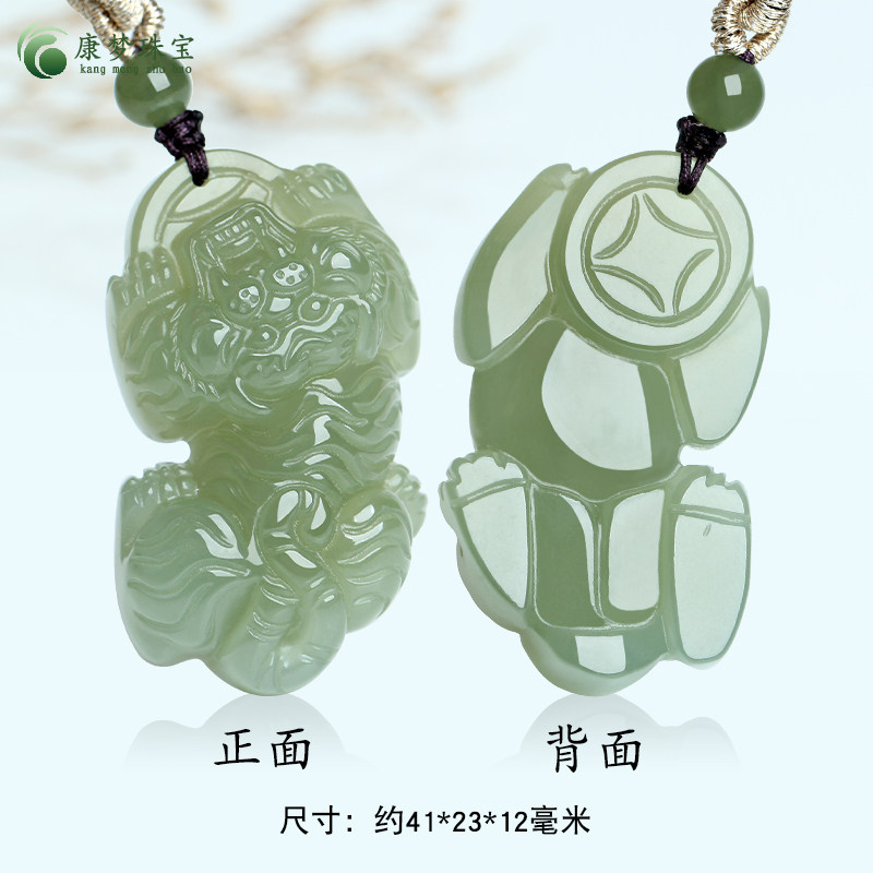 和田玉虎吊坠挂件男女款玉石饰品