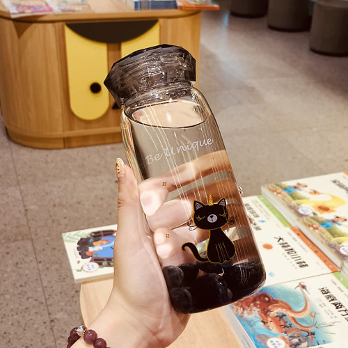 宝俪诗玻璃杯ins便携女创意网红