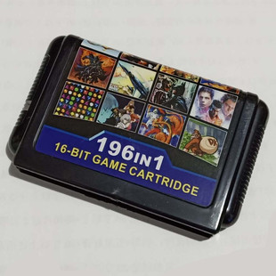 世嘉卡196合一黑卡16位MD游戏卡蜘蛛侠蝙蝠侠炸弹人洛克人异形3