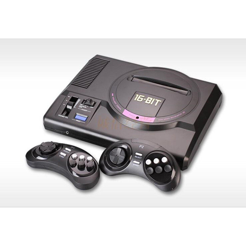 16비트 Z06|Z07 블랙 카드 SEGA 콘솔용 FEIHAO 게임 콘솔 무선 컨트롤러