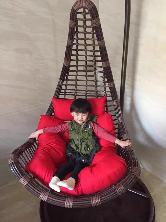 小型单人吊篮秋千家用吊椅藤椅摇篮椅鸟巢椅室内阳台懒人吊床摇椅