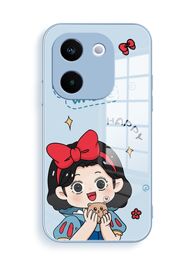 公主仓鼠适用vivoy200手机壳vivoy200T保护套y200新款vivo y200T金属漆玻璃全包防摔男女款外壳网红
