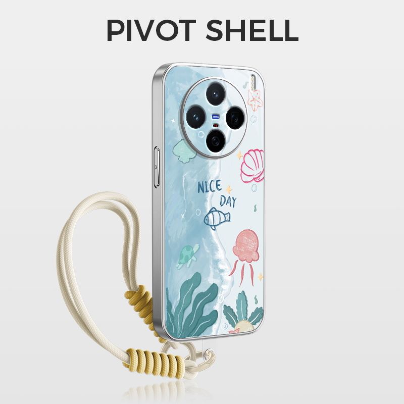 海洋世界适用vivos30手机壳vivox200pro带挂绳网红s30promini保护套x200s新款x100spro外壳ultra女生x90/80