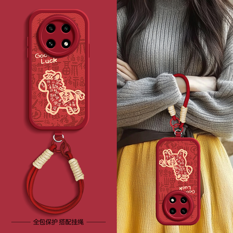 百福小马适用OPPOA6pro手机壳带挂绳OPPOA5/3/2新款OPPOA72/53/96/95/93/36/35/55/56/11/9x/97保护套硅胶