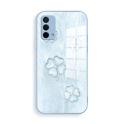 四叶草适用oppoa93手机壳oppoa2/a2pro/a11/11x/a9/9x保护套a93s/72/53/96/95金属漆a91/55玻璃a96女oppo91