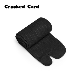 袜子女中筒纯棉小众个性 歪牌设计师 分趾袜防臭男女 Card Crooked