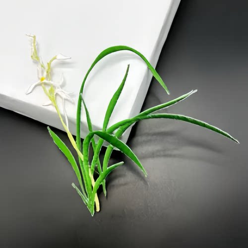 兰花刺绣布贴旗袍贴花