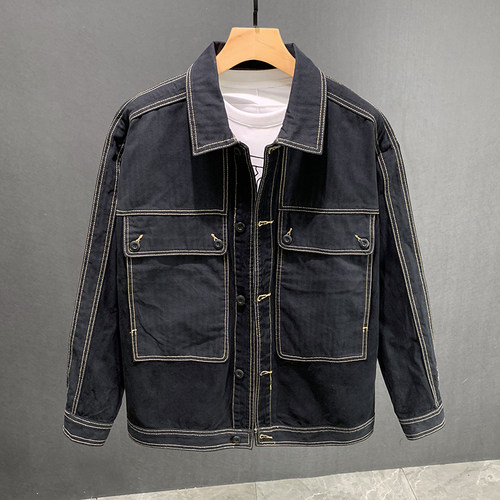 牛仔外套男春秋男士夹克褂子