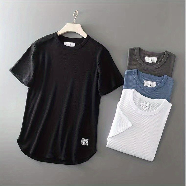 清仓捡漏9.9元九块九男装青少年修身潮T恤短袖9块10元内衣服半袖