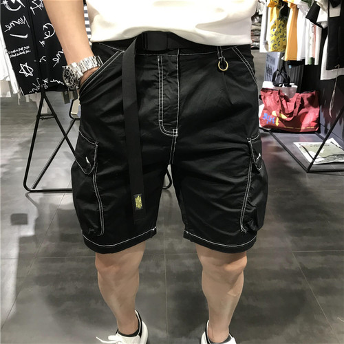 夏季新款美式潮机能工装短裤