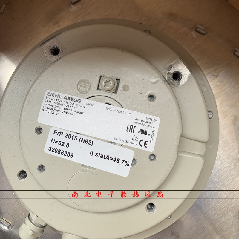 德国ZIEHL-ABEGG施乐百离心风机 原装RH28M-2DK.3F.1R 变频器风扇
