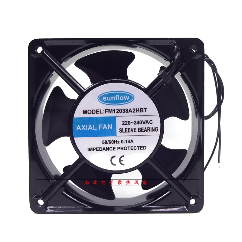 全新原装sunflow FM12038A2HBT 220V 12CM 12038交流风机散热风扇