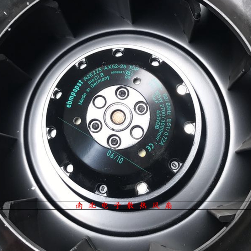 ebmpapst R2E225-AX52-25 230V 0.72A 变频器散热风机 115/165W