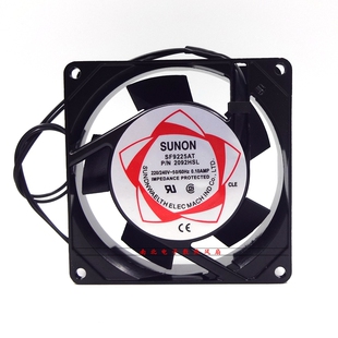 N2092HSL 23092HSL HBL SUNON建准 9CM 220V 散热风扇 SF9225AT