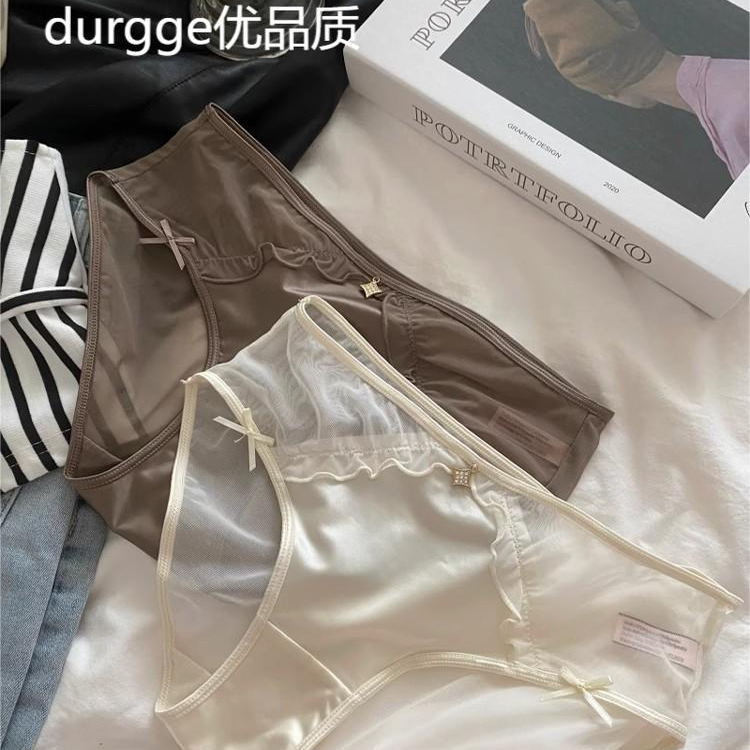 日本durgge高级法式丝滑缎面内裤